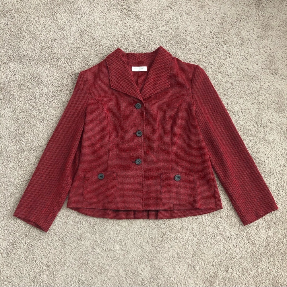 Miss Dorby Deep Red Blazer